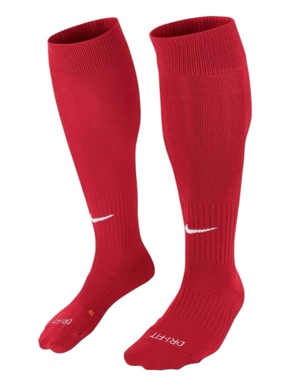 NIKE 2 Pairs of Classic Soccer Socks Red/White Men's Medium — NWT